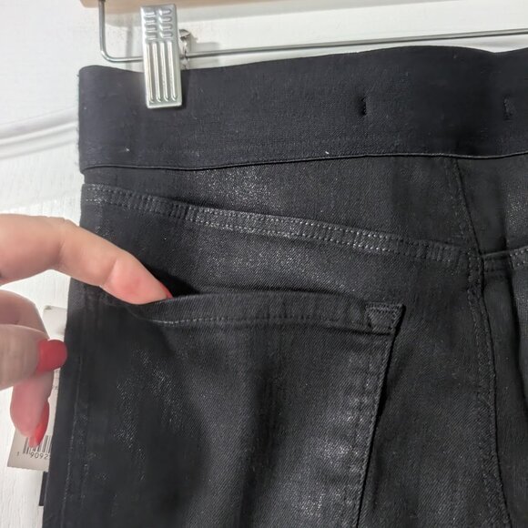 J Brand | Dellah High Rise Black Denim Legging In Fearful - Picture 11 of 15